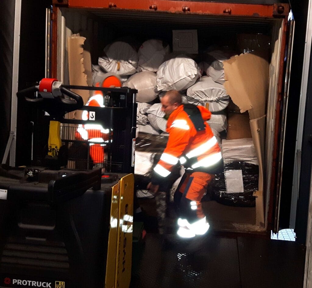 HFT Lager og Logistik Fredericia 3 Containertømning