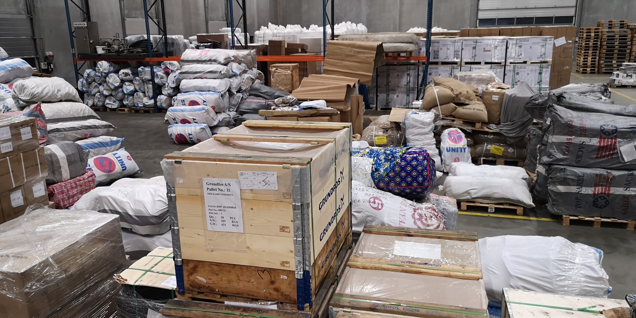 HFT Lager og logistik 10 Fredericia container tømning